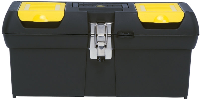 STANLEY 016013R Tool Box, 2.1 gal, Polypropylene, Black, 16 in L Outside