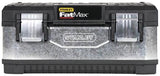 Fatmax FMST20061 Tool Box, 4.4 gal, Metal/Plastic, Black/Gray, 19.6 in L x 11.47 in W x 8.68 in H Outside