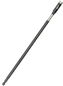 Milwaukee SHOCKWAVE 48-32-4512 Series Bit Holder with C-Ring, 12 in L, 1/4 in Drive, Hex Drive, 1/4 in Shank, Hex Shank