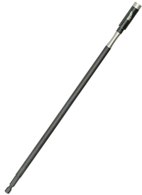 Milwaukee SHOCKWAVE 48-32-4512 Series Bit Holder with C-Ring, 12 in L, 1/4 in Drive, Hex Drive, 1/4 in Shank, Hex Shank