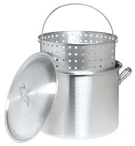Bayou Classic 8000 Stock Pot, 80 qt Capacity, Aluminum