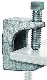 SuperStrut Z503-5 Beam Clamp, 2-17/32 in L, Iron, Silver, Electro-Plated