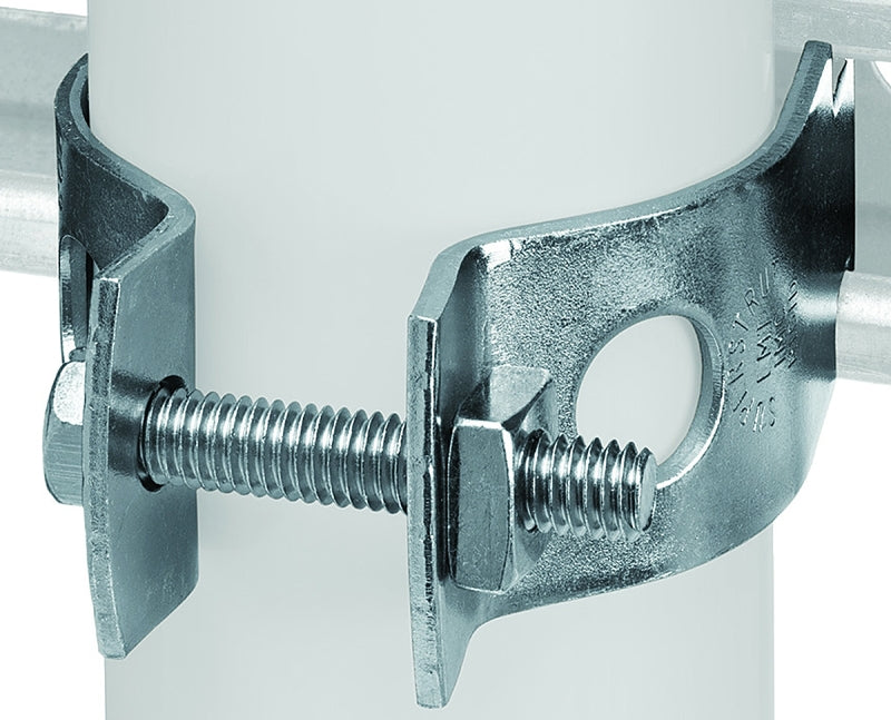 SuperStrut Z702 21/2EG-10 Pipe Clamp, Electro-Galvanized, Steel