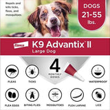 Elanco K9 Advantix II Liquid Dog Flea Drops Imidacloprid/Permethrin/Pyriproxyfen 0.34 oz