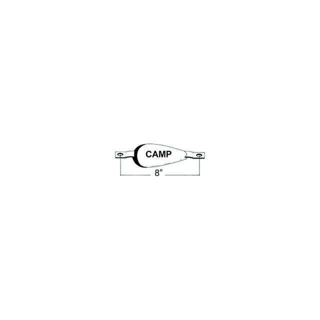 Strap Zinc 1-1/4 X 3 X 6
