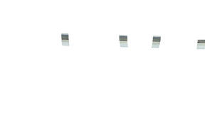 Crawford 14380 Series Peg Hook, 8 in Projection, 9 in L x 1-1/2 in W x 1-1/4 in H Dimensions, Silver