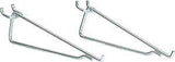 Crawford 18580 Series Shelf Bracket Hook, 8 in Projection, Silver