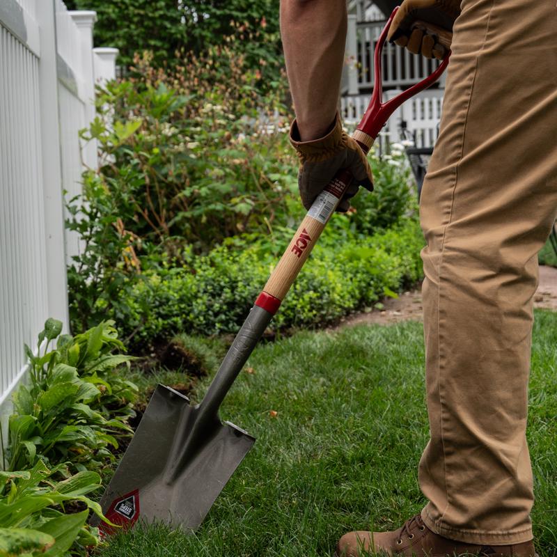Ace 41.5 in. Steel Garden Spade Wood Handle