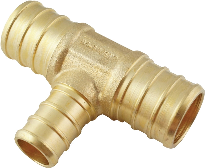 Apollo APXT3434125PK Tube Tee, 3/4 x 3/4 x 1/2 in, PEX-B