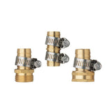 Orbit 5/8 in. Brass/Stainless Steel Threaded Female Hose Mender