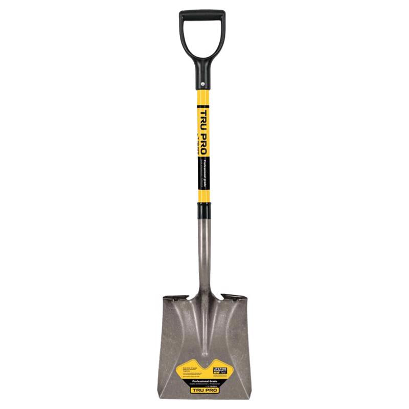 Truper Tru-Tough 41 in. Steel Square Transfer Shovel Fiberglass Handle, Pack of 6