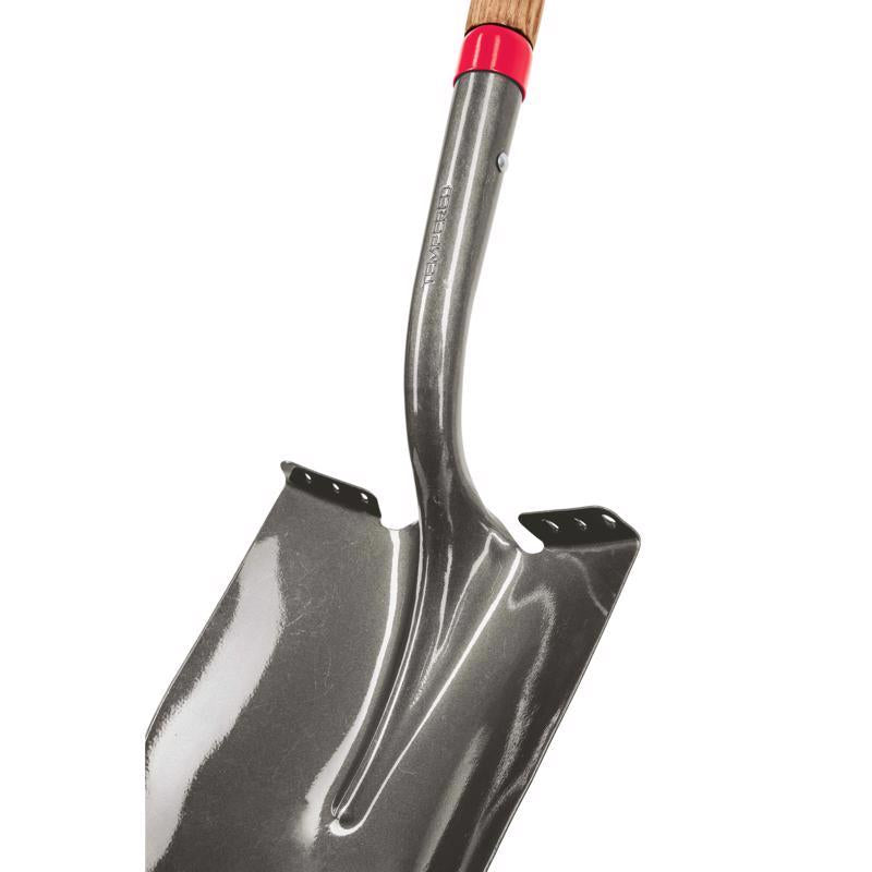 Truper Tru-Tough 41 in. Steel Round Digging Shovel Wood Handle, Pack of 6
