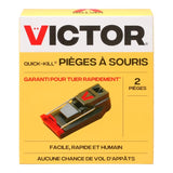 Victor Quick-Kill Small Snap Trap For Mice 1 pk, Pack of 6