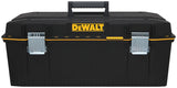 DEWALT DWST28001 Water Seal Tool Box, 100 lb, Resin, Black, 28 in L x 12-5/8 in W x 11-5/8 in H Outside, 17-Compartment