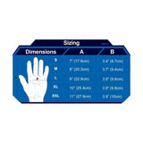 General Electric Unisex Dipped Gloves Gray L 1 pair