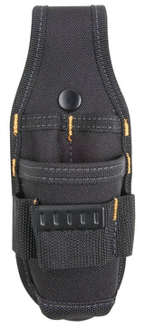 CLC TOOL WORKS 1518 Utility Knife/Plier Holder, Polyester, Black, 2 in W, 8-1/4 in H, 3-1/4 in D