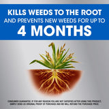 Roundup Dual Action Weed and Grass Killer RTU Liquid 1.25 gal, Pack of 4