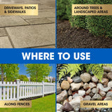Roundup Dual Action Weed and Grass Killer RTU Liquid 1.25 gal, Pack of 4