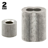 Prime-Line GD 12152 Cable Ferrule and Stop, 5/32 in Dia Dimensions, Aluminum