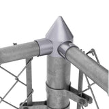 Yardlink Silver Aluminum Chain Link Bullet Cap 1 pk