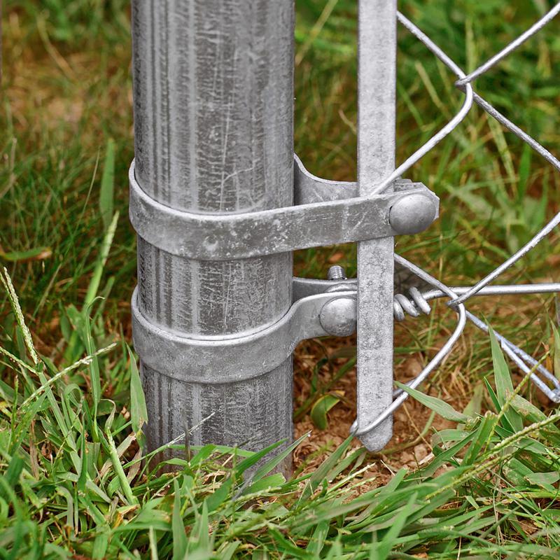 Yardlink Galvanized Silver Metal Chain Link Tension Band 1 pk