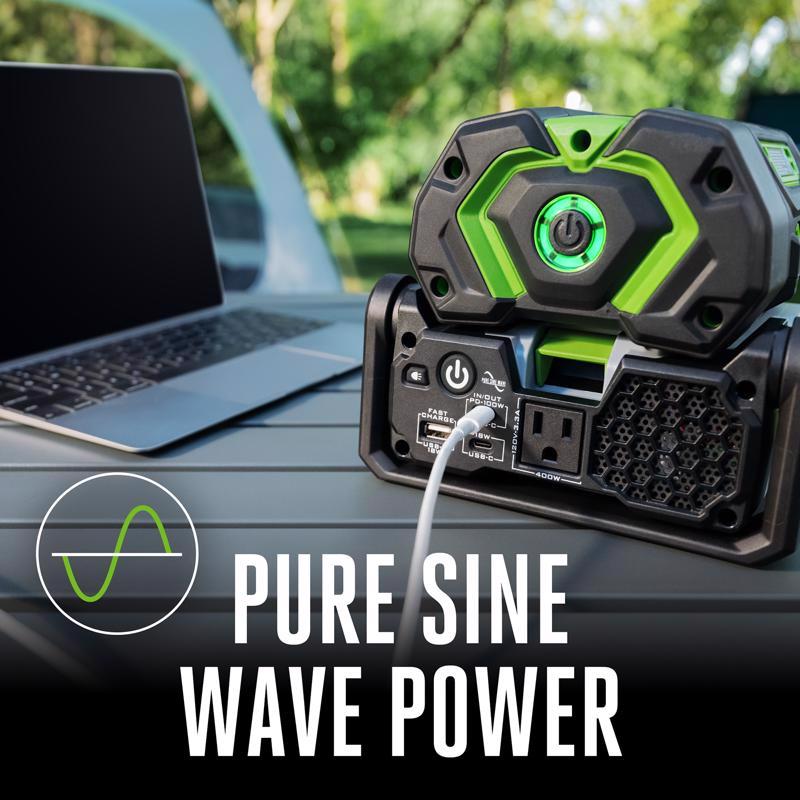 EGO Power+ Nexus Escape 120 V Battery Portable Sine Wave Inverter Tool Only 400 W