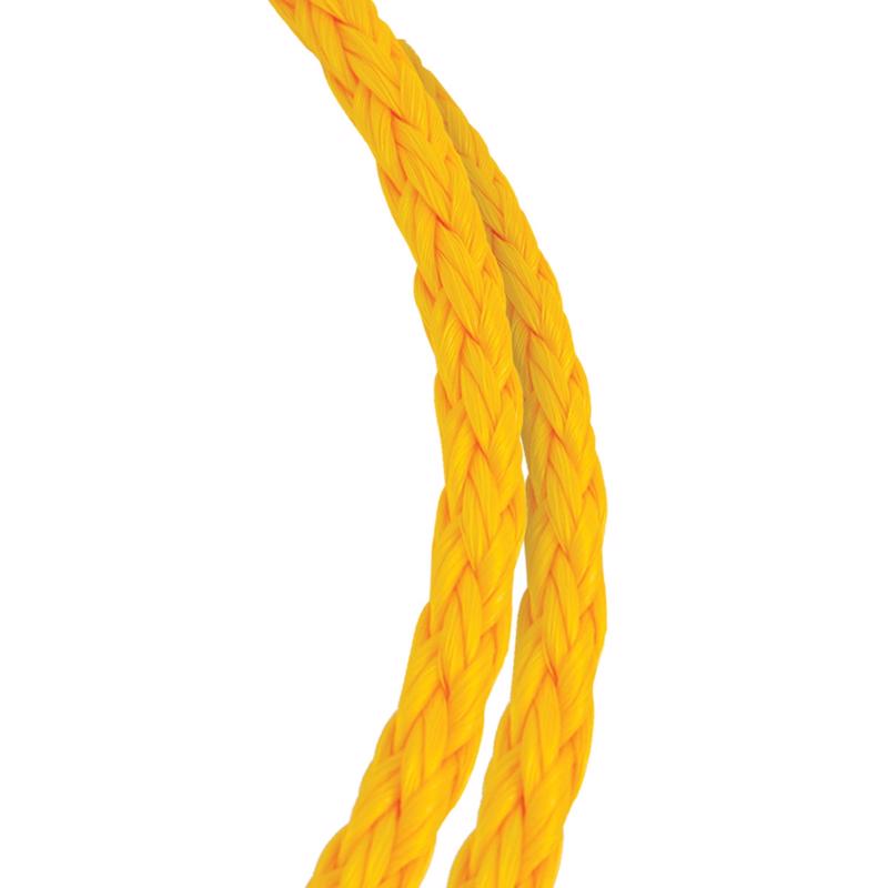 Koch Industries 1/4 in. D X 100 ft. L Yellow Hollow Braided Polypropylene Rope