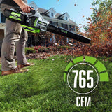 EGO Power+ LB7654 200 mph 765 CFM 56 V Battery Handheld Leaf Blower Kit (Battery & Charger)