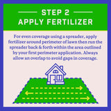Pennington Full Season Slow-Release Nitrogen Lawn Fertilizer For All Grasses 4000 sq ft