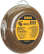 DEWALT DWO1DT802 Trimmer Line, 0.080 in Dia, 225 ft L, Yellow