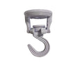 Living Accents White Zinc 3.56 in. H Swivel Swag Hook 1 pk