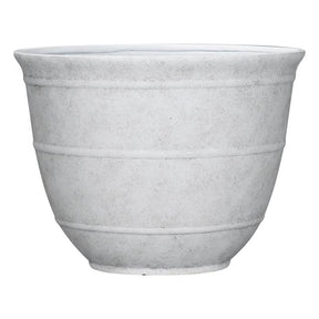 L&G 9 in. H X 12 in. W X 12 in. D X 12 in. D Polyresin Brighton Planter White