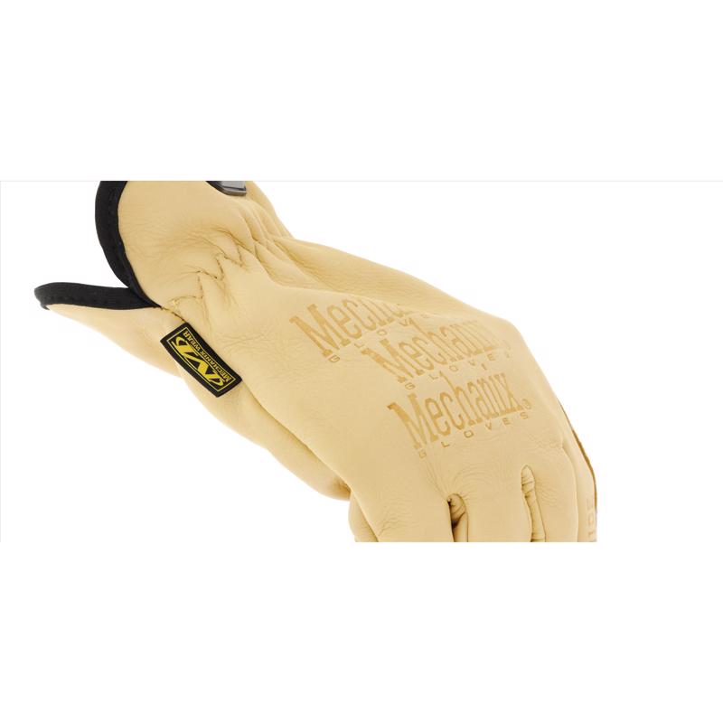 Mechanix Wear Durahide Cow Driver Women's Work Gloves Brown L 1 pair