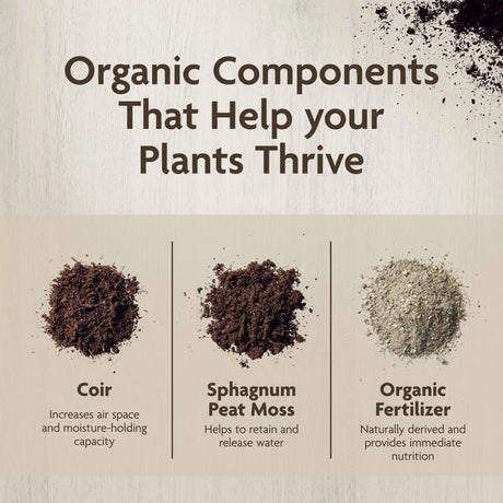 Miracle-Gro Organic Indoor Plant Potting Mix 16 qt