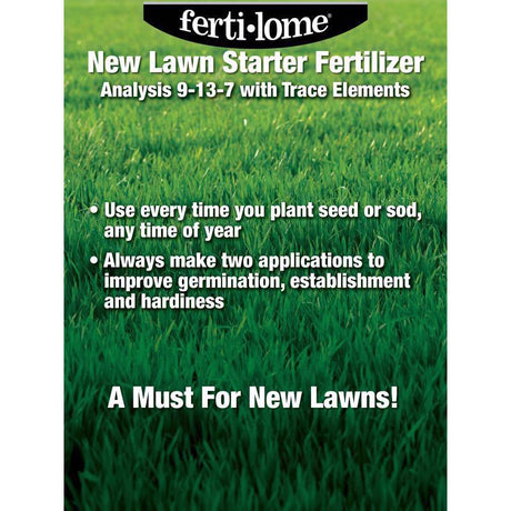 Ferti-lome Lawn Starter Lawn Fertilizer For Multiple Grass Types 4000 sq ft