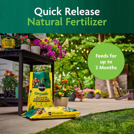 Miracle-Gro Organic Organic All Purpose Potting Mix 16 qt