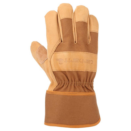 Carhartt Men's Indoor/Outdoor Work Gloves Brown L 1 pair