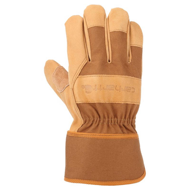 Carhartt Men's Indoor/Outdoor Work Gloves Brown L 1 pair