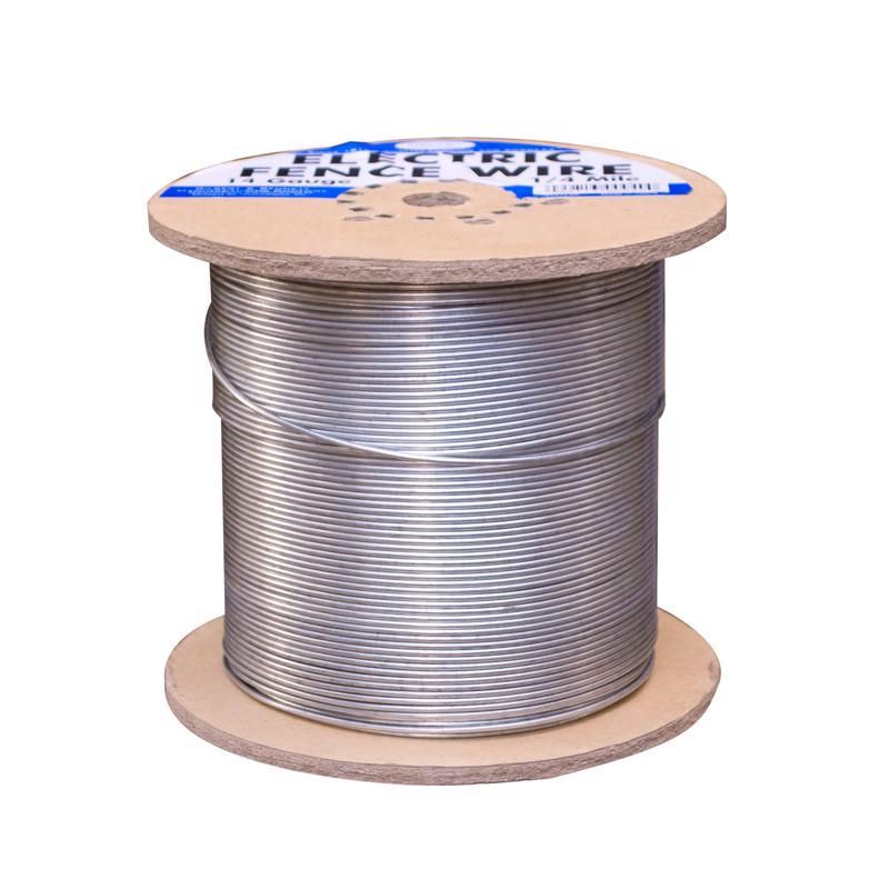 FarmGard 0.06 in. H X 1320 ft. L Galvanized Steel Electric Fence Wire Silver