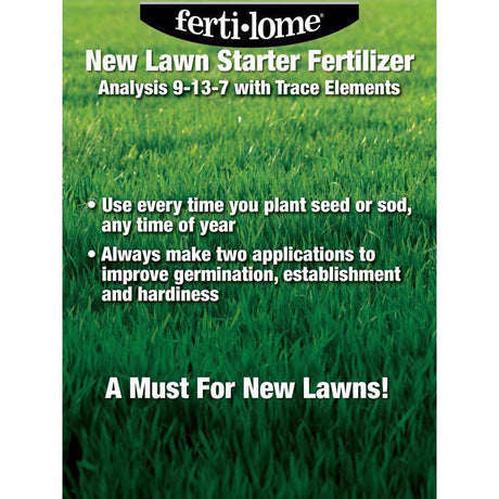 Ferti-lome Lawn Starter Lawn Fertilizer For Multiple Grass Types 8000 sq ft