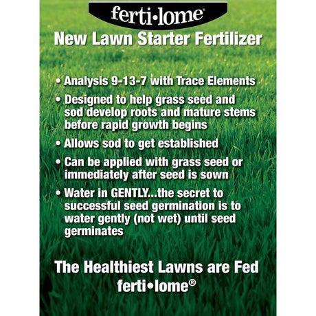 Ferti-lome Lawn Starter Lawn Fertilizer For Multiple Grass Types 8000 sq ft