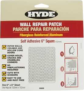 Hyde 09899 Wall Patch, 6 x 6 in Dimensions