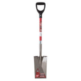Ace 41.5 in. Steel Square Garden Spade Fiberglass Handle