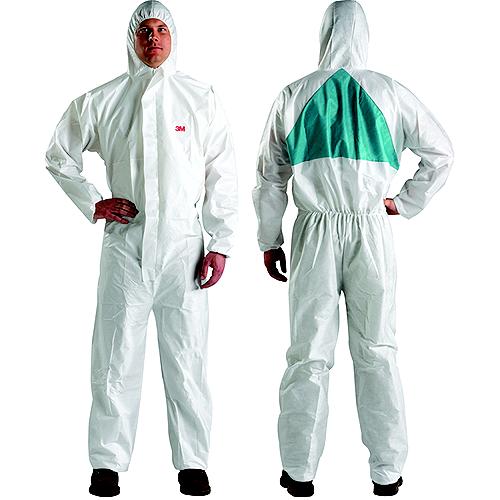 COVERALL L WH/GR 5/6 @20, Pack of 20