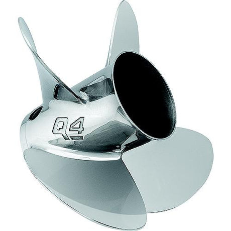 Quicksilver 8M0103533 Q4 14.6" diameter X 23" pitch, 4-Blade Stainless Steel Propeller, Left Hand Rotation, 90 CT, 350 HP