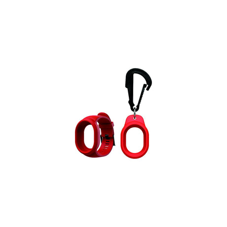 Quicksilver 8M6007945 1st Mate Captain's Wristband - Red w/Carabiner
