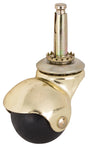 ProSource JC-E02-PS Caster, 1-5/8 in Dia Wheel, 1-5/8 in W Wheel, Black, 70 lb, Steel Housing Material
