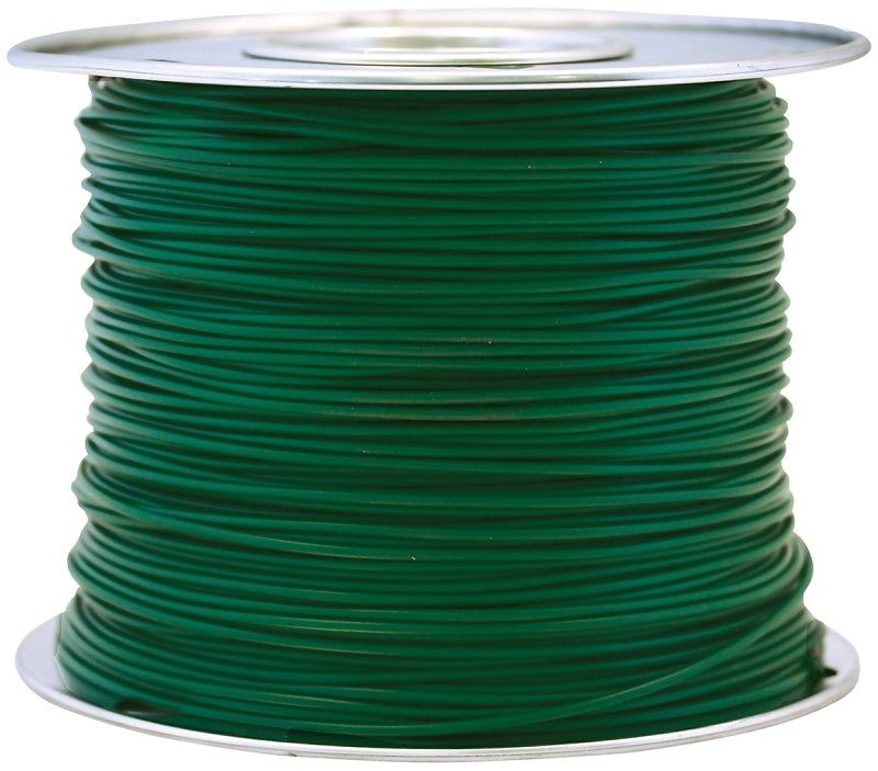 CCI 56133023 Primary Wire, 10 AWG Wire, 1-Conductor, 60 VDC, Copper Conductor, Green Sheath, 100 ft L, Pack of 2