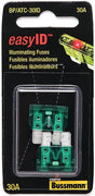 Bussmann BP/ATC-30ID Automotive Fuse, 1 kA Interrupt, Blade Fuse, 32 VDC, Green
