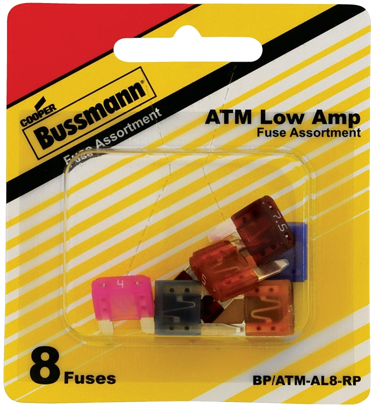 Bussmann BP/ATM-AL8-RP Fuse Assortment Kit, Fast-Acting Fuse, ATM, 32 VDC, 2 to 7.5 A, 1 kA Interrupt